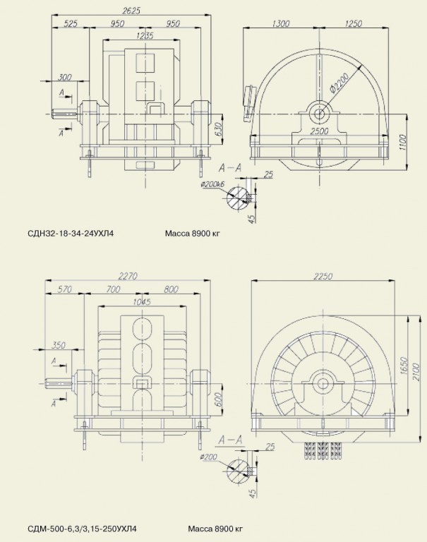 Электродвигатели СДНЗ-2, СДМ (500 кВт)